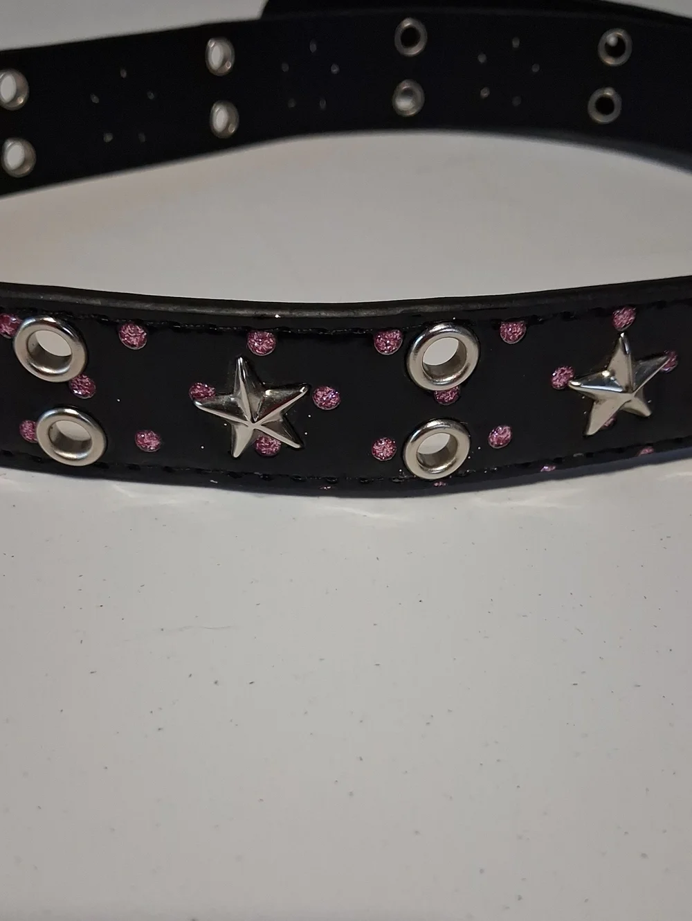 Black Belt with Pink Polka Dots  Kids